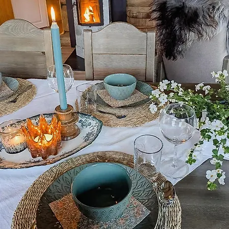 Holiday home Modern Hand-crafted Log Dovreskogen